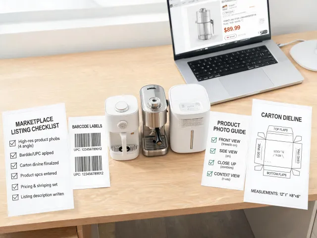 E-commerce appliance launch desk